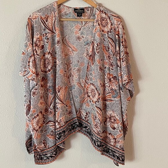 Angie Short Kimono Shrug‎ Bolero Flowy Size S - Picture 1 of 6